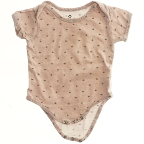 Kortærmet bodystocking med stjerner (str. 86)