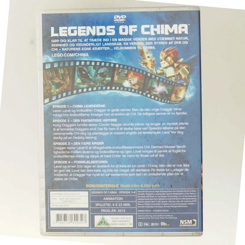 LEGO: Legends of Chima, del 1 - episode 1-4 (DVD)
