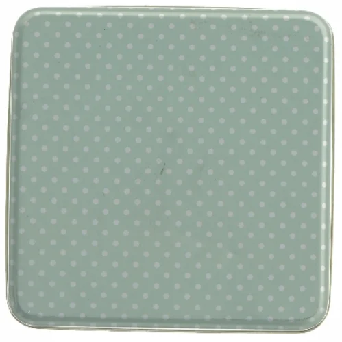 Dekorativ metalboks med blomsterdesign (str. 16x15x15 cm)