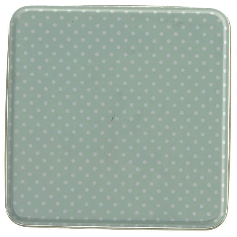 Dekorativ metalboks med blomsterdesign (str. 16x15x15 cm)