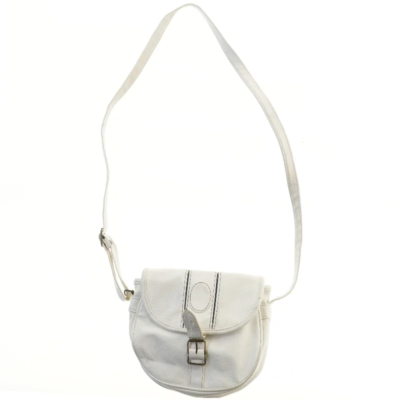 Hvid skuldertaske (str. 21,5x24,5 cm)