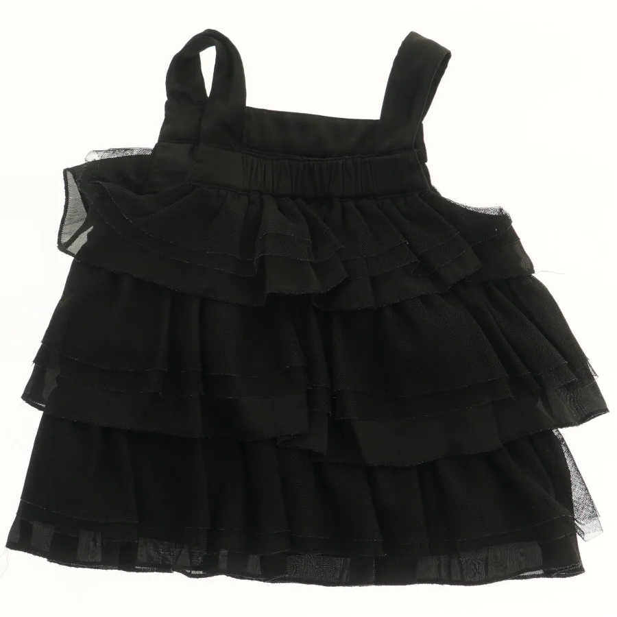 Sort Kjole med Flæser fra H&M (str. 104)