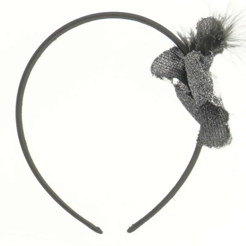 Hårbøjle med glimmerpynt (str. Ø 12 cm)