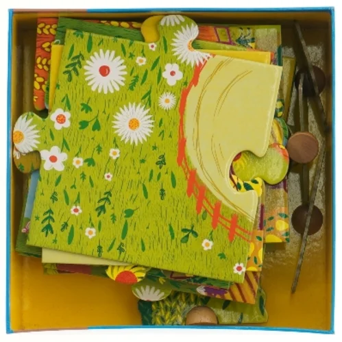 Djeco gård puslespil fra Djeco (str. 8x25x25 cm)