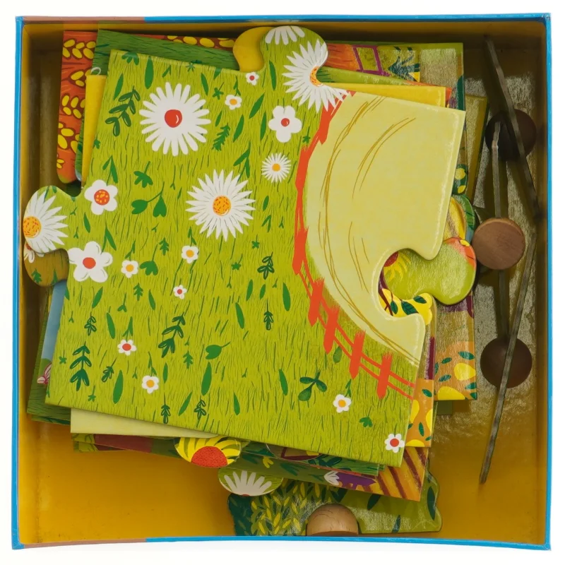 Djeco gård puslespil fra Djeco (str. 8x25x25 cm)