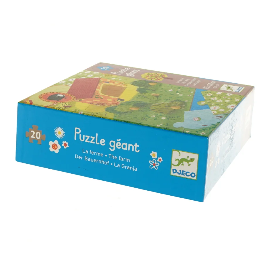 Djeco gård puslespil fra Djeco (str. 8x25x25 cm)