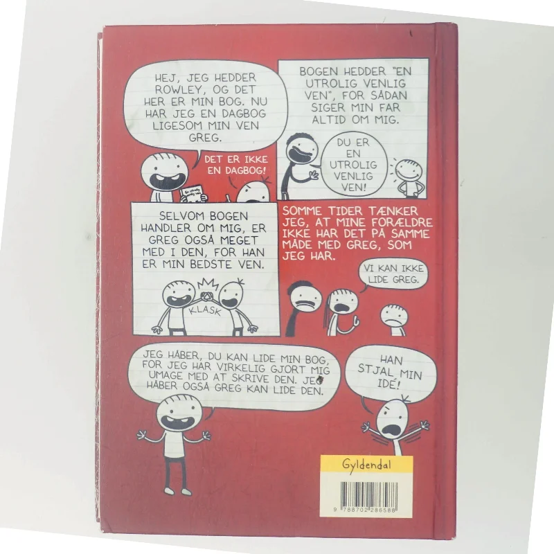 En utrolig venlig ven : Rowleys dagbog af Jeff Kinney (Bog)