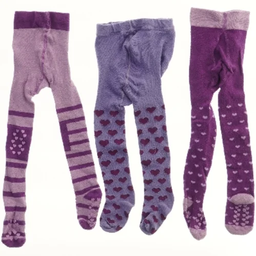 Børnestrømpebukser med hjerter (str. 98)