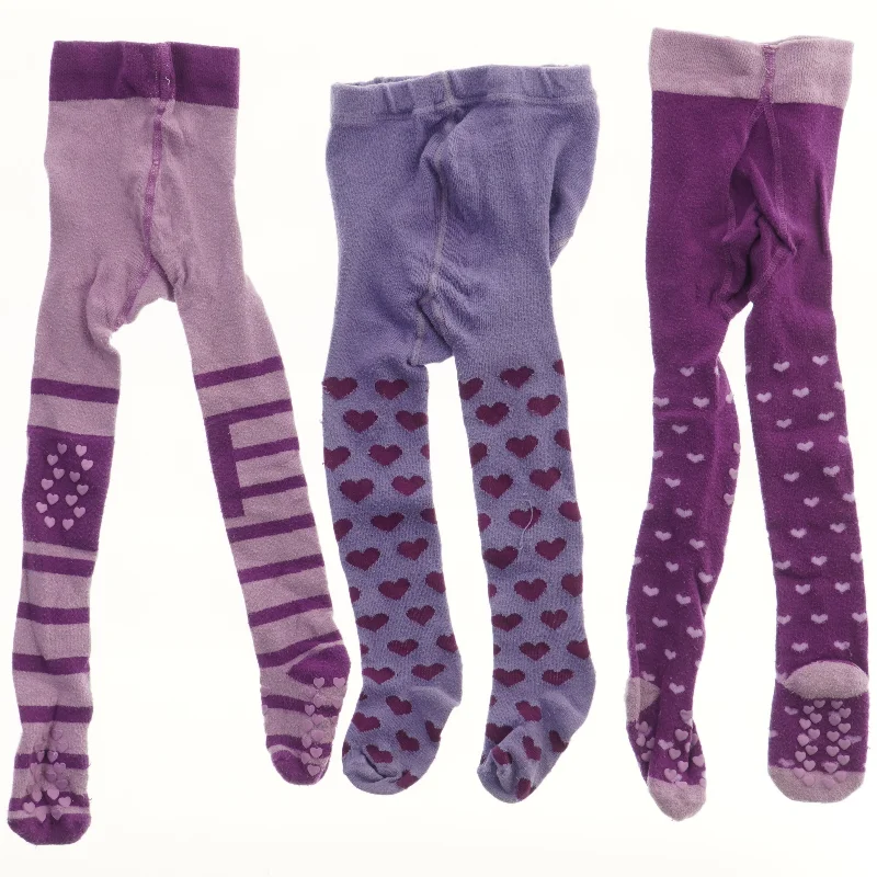 Børnestrømpebukser med hjerter (str. 98)