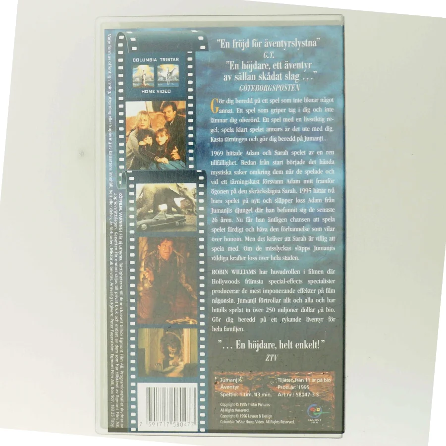 Jumanji med Robin Williams (DVD)
