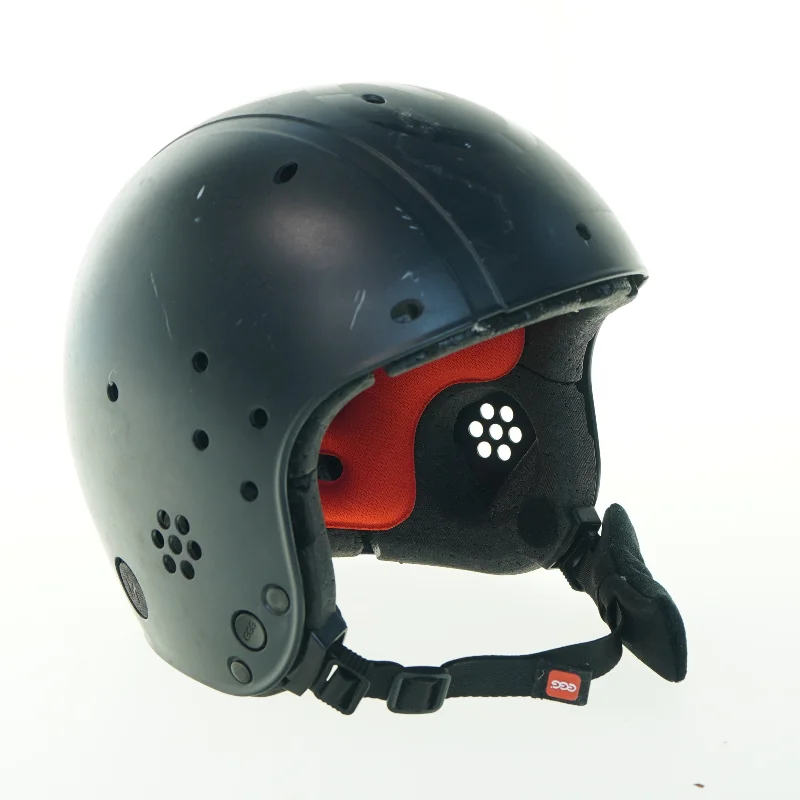 Sort sports hjelm fra Egg (str. 30 cm)