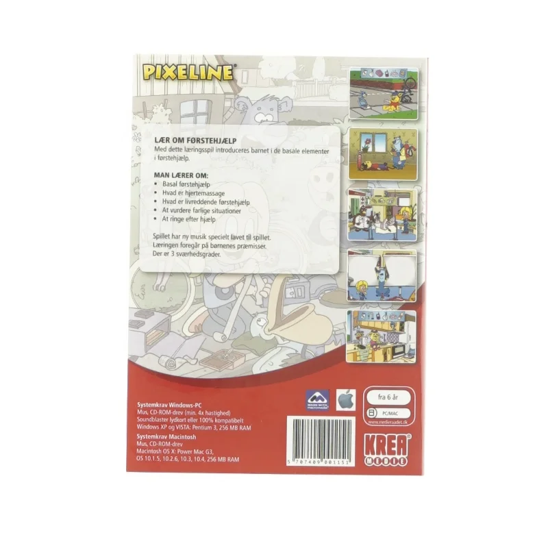 Pixeline: "Lær om førstehjælp" PC Spil