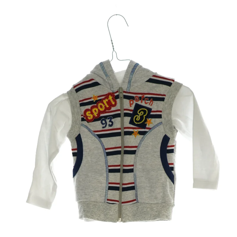 Bluse med vest (str. ca. 74)