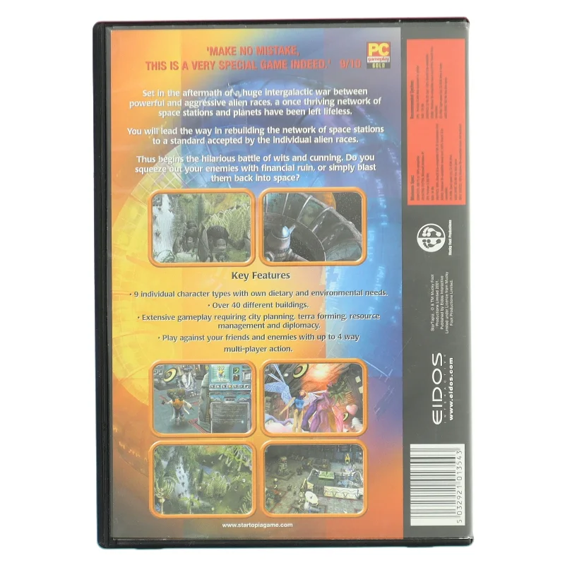 Startopia PC spil fra Eidos