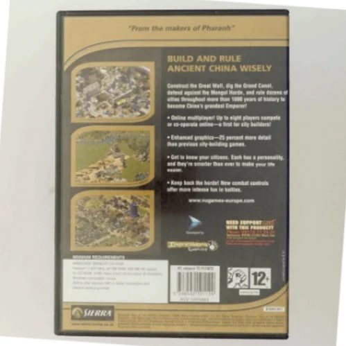 Emperor: Rise of the Middle Kingdom PC-spil fra Sierra