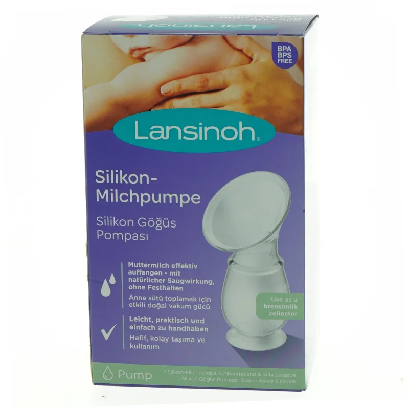 Silikone brystpumpe fra Lansinoh