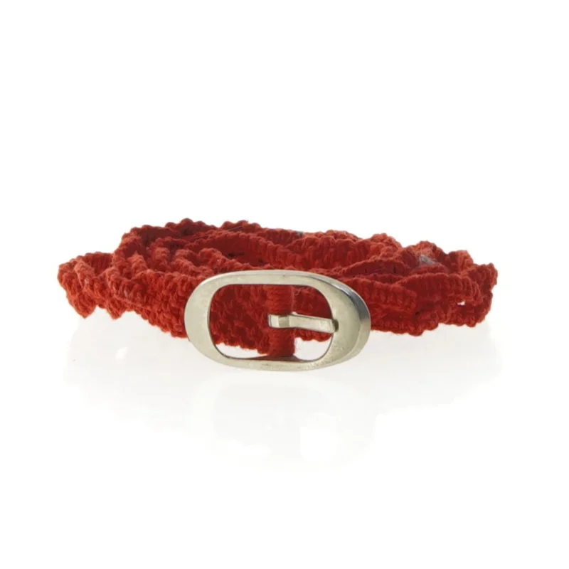 Hæklet bælte (str. 94 x 1 cm)