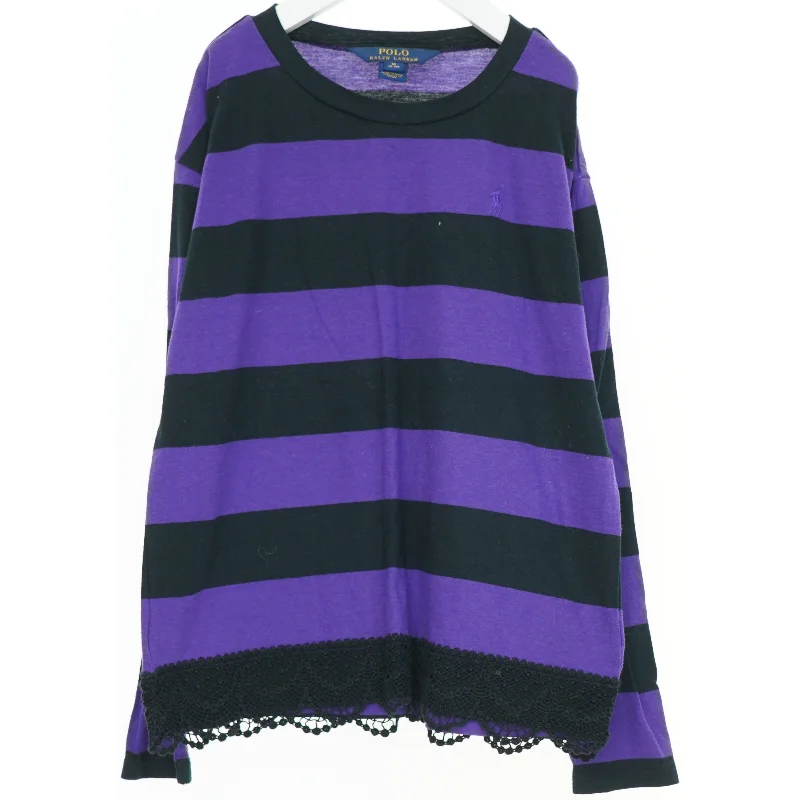 Langærmet stribet bluse fra Ralph Lauren (str. 140)