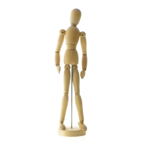 Træ mannequin figur fra IKEA (str. 33 cm)