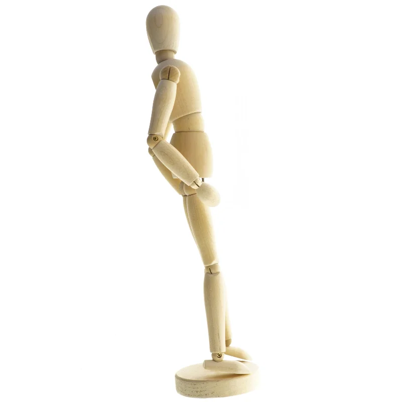 Træ mannequin figur fra IKEA (str. 33 cm)