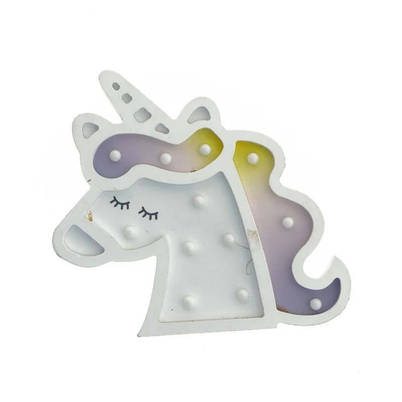 Unicorn LED lampe (str. 25x20 cm)