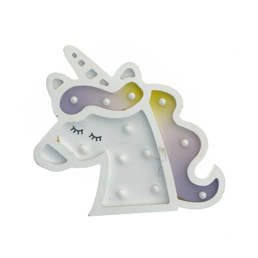 Unicorn LED lampe (str. 25x20 cm)
