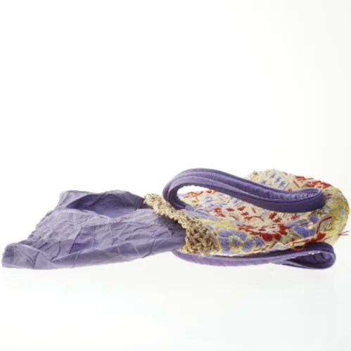 Stråtaske med blomsterdesign (str. 50x30 cm)