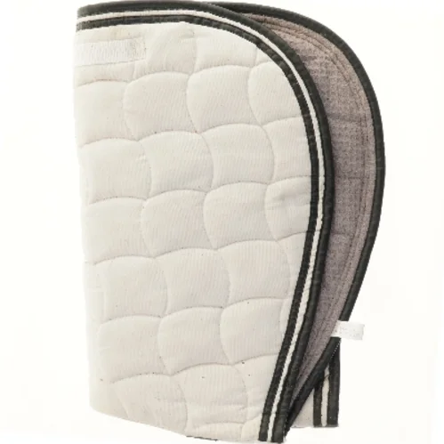 Hvid sadelunderlag fra Harcour (str. 67x100 cm)