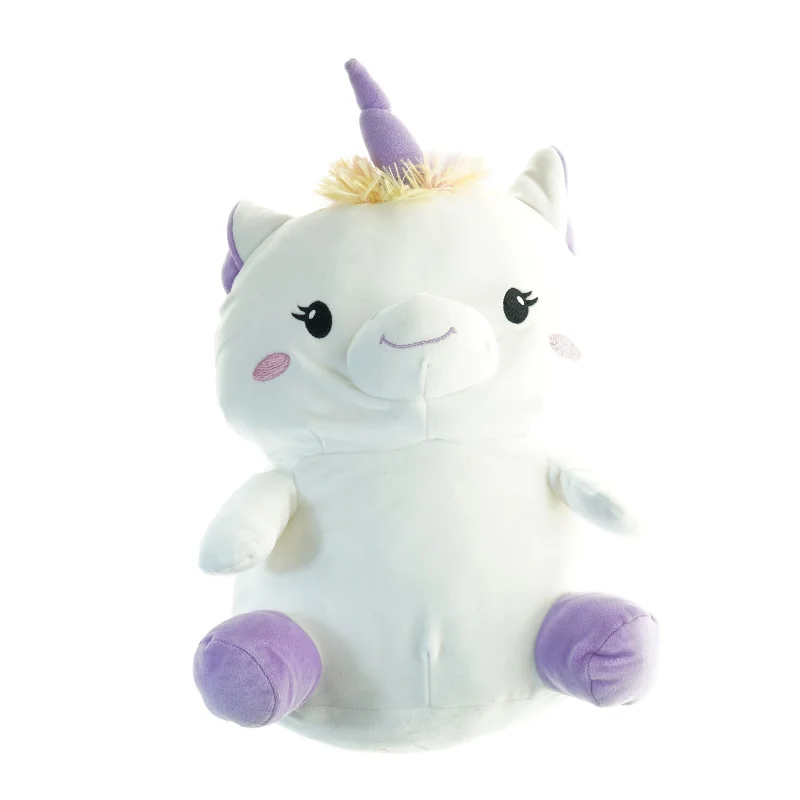 Enhjørning plysbamse (str. 45 x 29 cm)