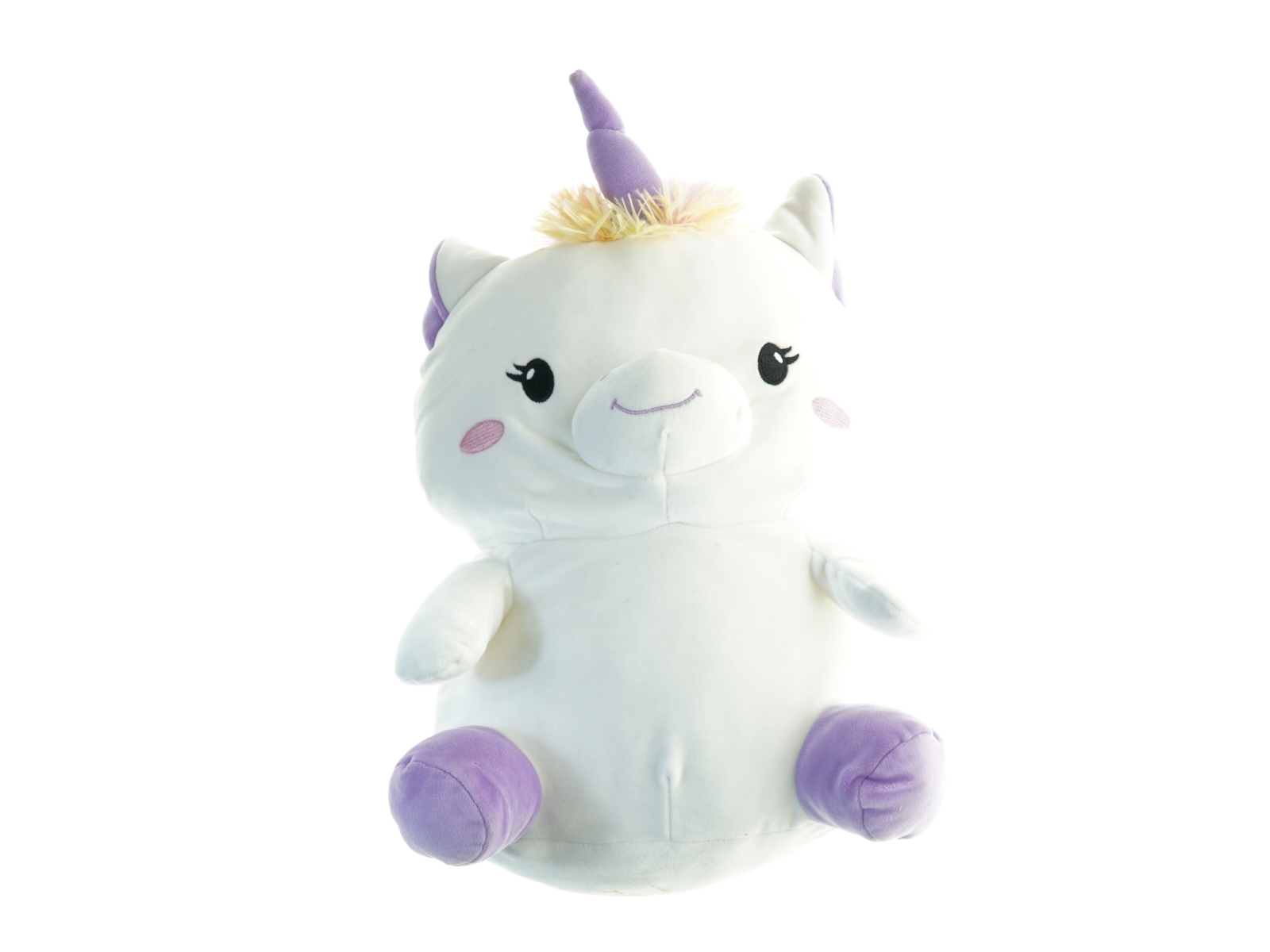Enhjørning plysbamse (str. 45 x 29 cm)
