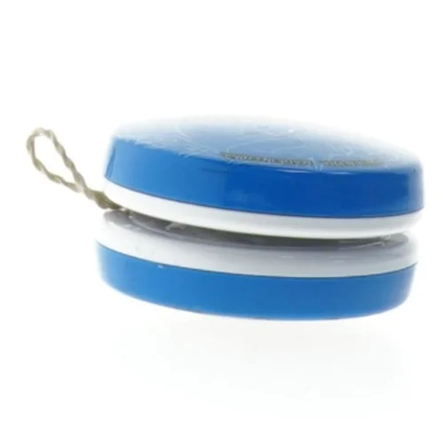 Blå Yo-Yo med Thunder Ox tema fra Alpha (str. Ø 6 cm)