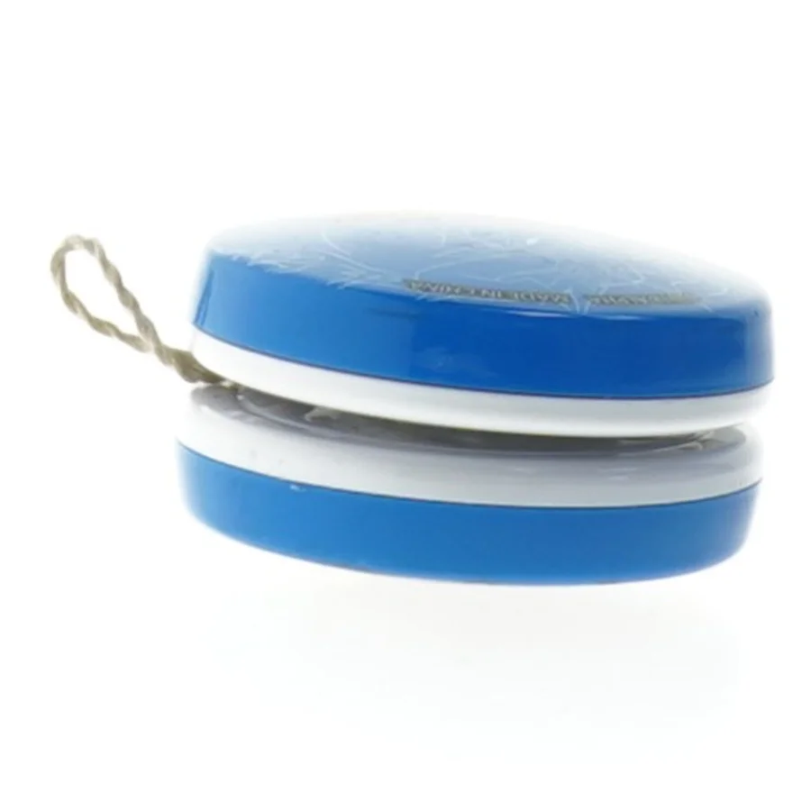 Blå Yo-Yo med Thunder Ox tema fra Alpha (str. Ø 6 cm)