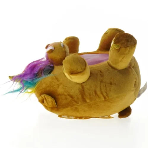 Plys unicorn pude (str. 22 cm)