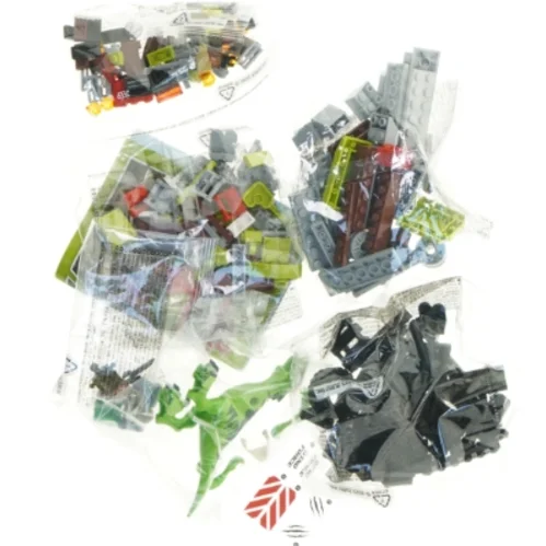 Grøn plastikæg med byggesæt indeni fra Zuru (str. 23 cm)