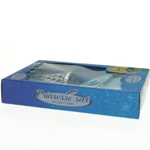Prinsesse sæt med tiara og taske (str. 27 x 19 x 5 cm)