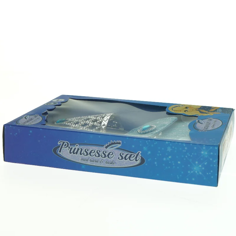 Prinsesse sæt med tiara og taske (str. 27 x 19 x 5 cm)
