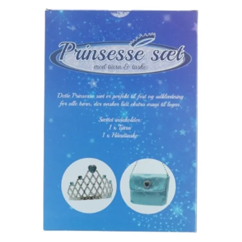 Prinsesse sæt med tiara og taske (str. 27 x 19 x 5 cm)