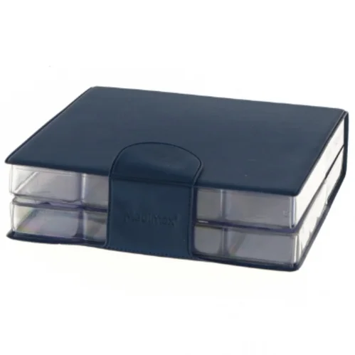 Blå Medicin Organiserer fra Medimax (str. 16x14x4 cm)