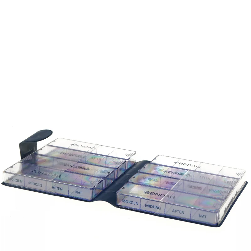 Blå Medicin Organiserer fra Medimax (str. 16x14x4 cm)