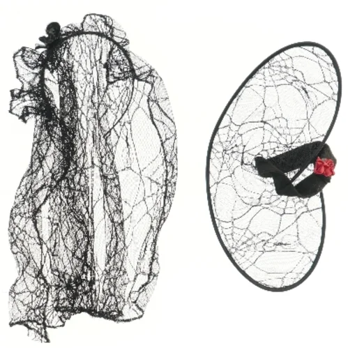 Halloween hårbøjle (str. Ø 13 og 12 cm)