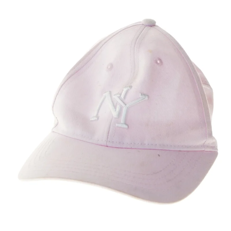 Lyserød kasket med NY logo (str. 20 cm)
