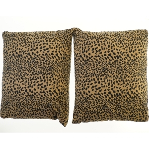 Leopardmønstrede puder (2 styk) (str. 2 styk, 60x50 cm)