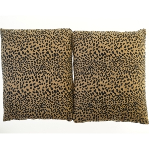 Leopardmønstrede puder (2 styk) (str. 2 styk, 60x50 cm)