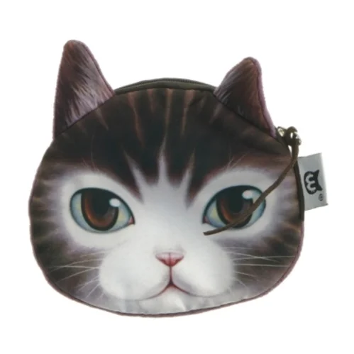 Pung med kattemotiv fra X-dolls (str. 13x11 cm)