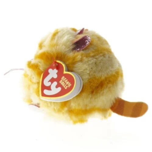 Plyslegetøj, kat fra Ty (str. Ø 9 cm)