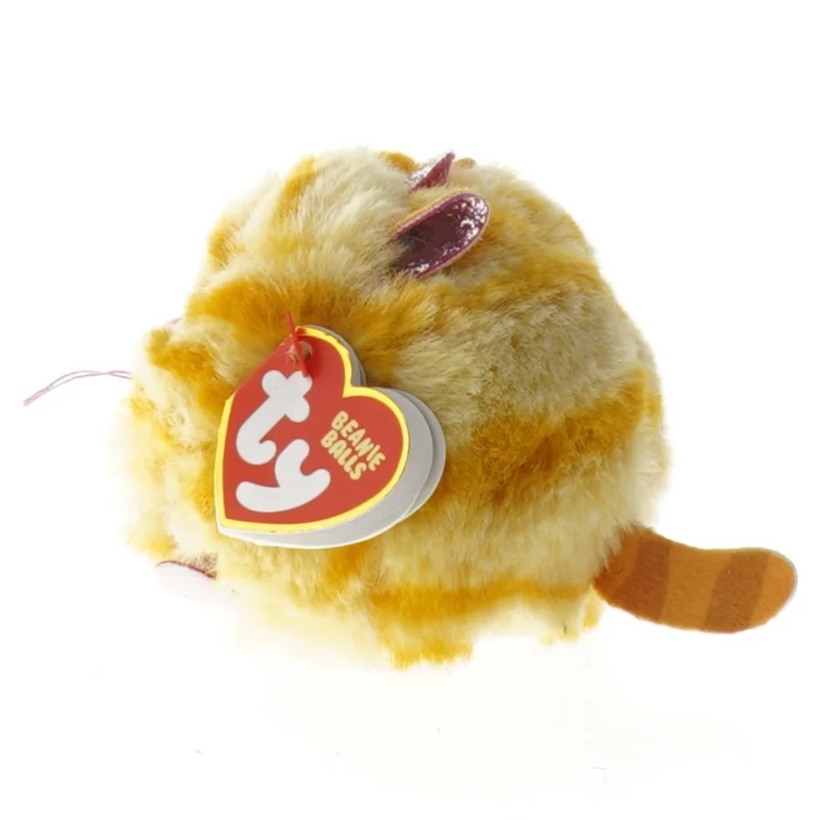 Plyslegetøj, kat fra Ty (str. Ø 9 cm)