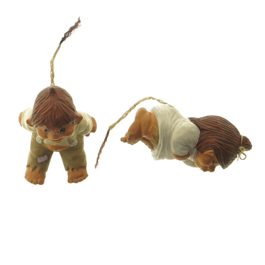 Keramiske figurer af trolde fra Trip Trap (str. 13 cm)