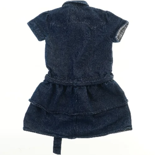 Denim kjole med korte ærmer fra Bluezoo (str. 128)