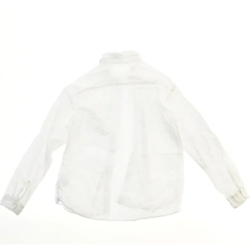 Hvid skjorte med lange ærmer fra H&M (str. 140)