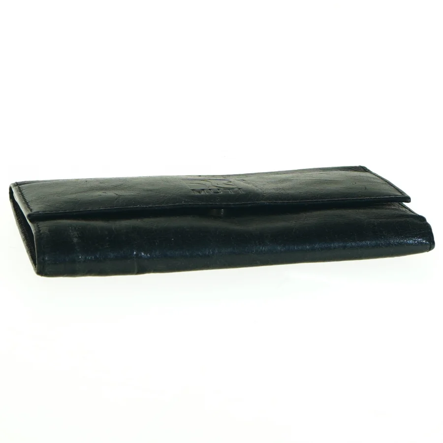 Sort læderpung fra Muti (str. 16 x, 10 cm)